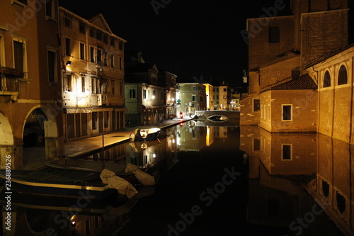 Chioggia - Venezia - notturno - cittadina - architettura