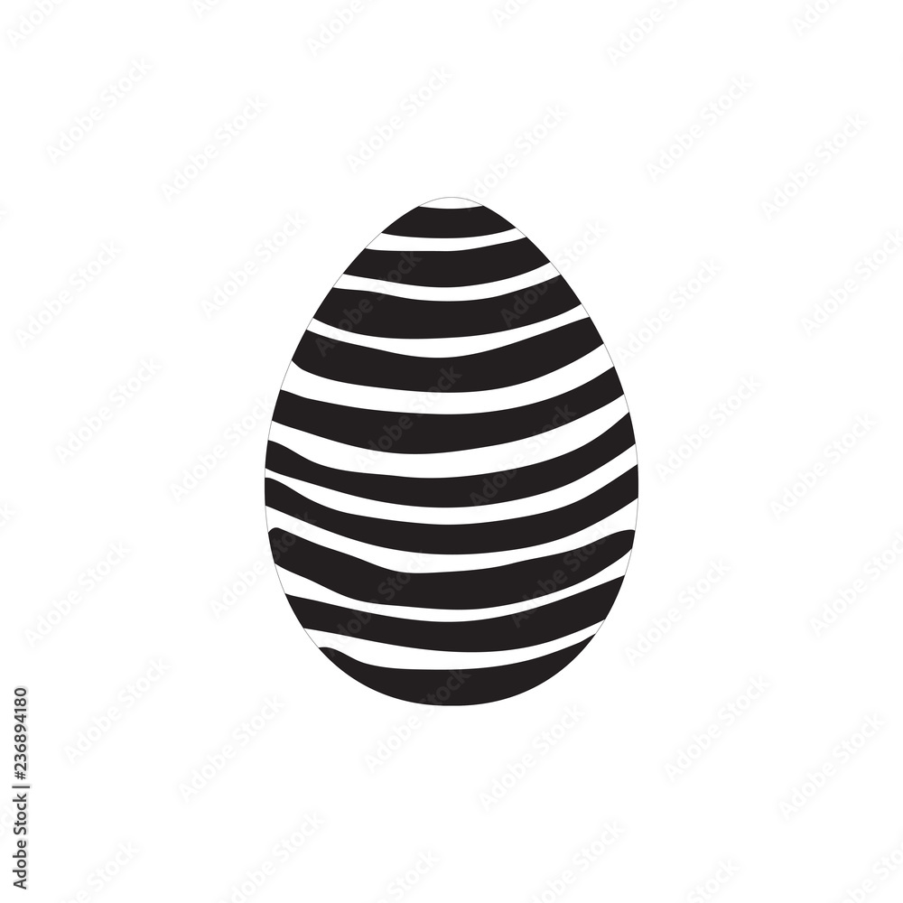 Hand drawn ink eggs for Easter greeting card, vintage design Hand drawn ink eggs for Easter greeting card, vintage design