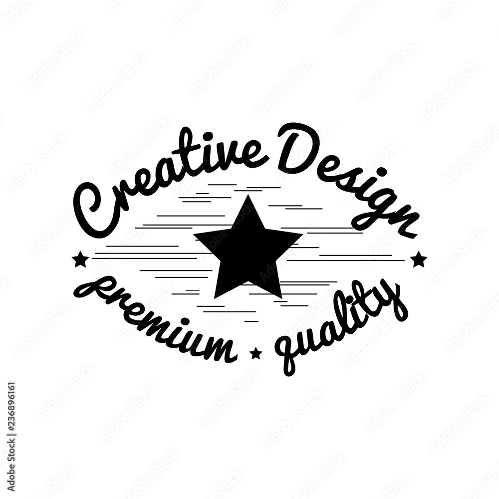 Creative design premium quality badge vector