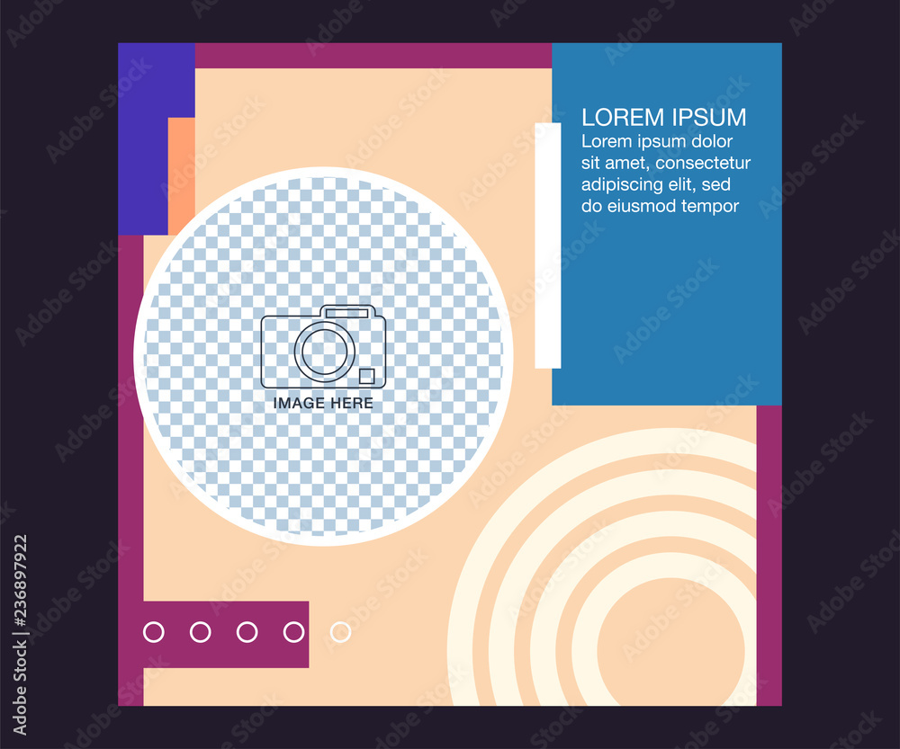 Fototapeta premium Multipurpose social media kit booster. Alternate design is available for your need, suitable for your promotion