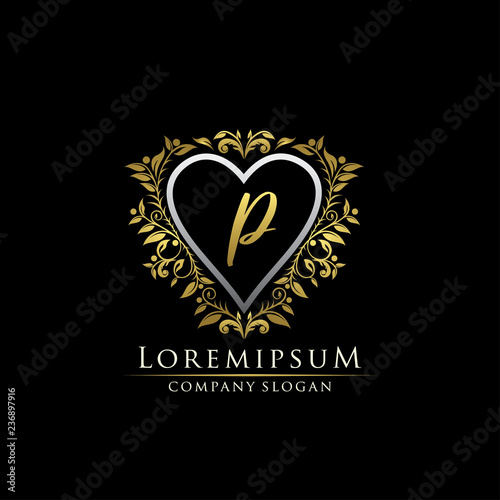 Elegant P Letter Logo