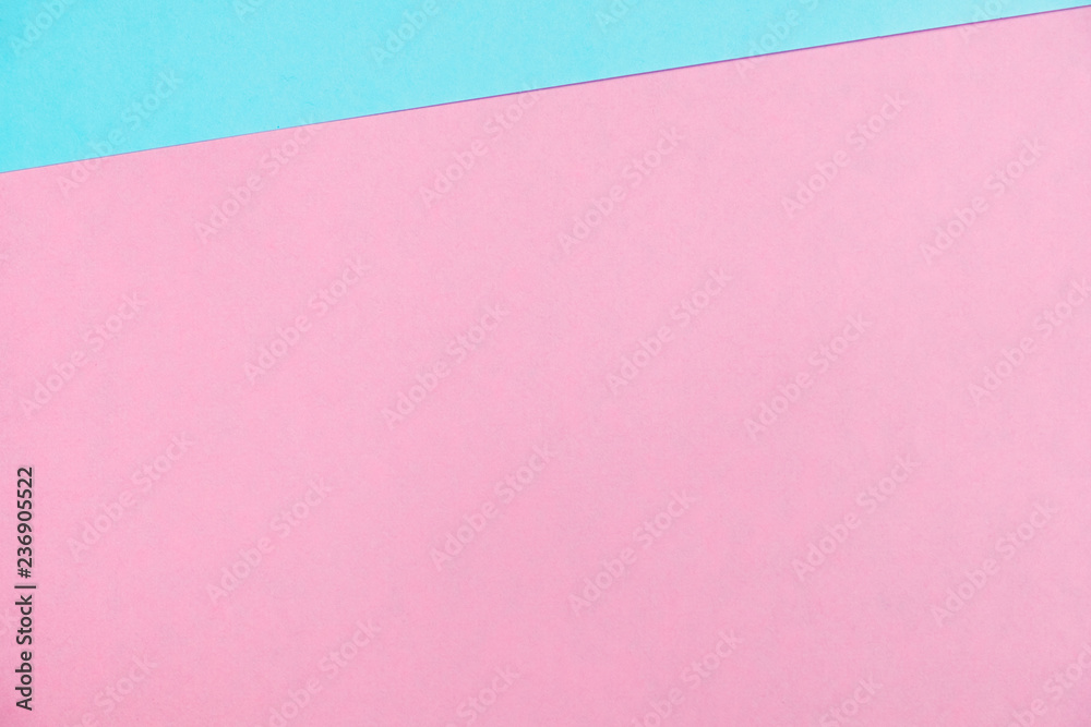 Pastel colored paper flat lay top view, background texture, pink and blue. Pastel colored paper flat lay top view, background texture, pink and blue.