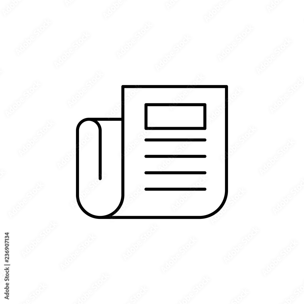 edition, newspaper icon. Element of editorial design icon. Thin line icon for website design and development, app development. Premium icon edition, newspaper icon. Element of editorial design icon. Thin line icon for website design and development, app development. Premium icon