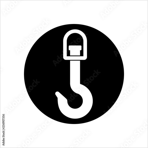 Crane Hook Icon, Tow Hook