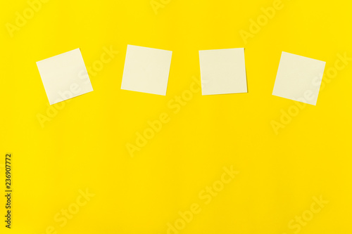 stationary on yellow background