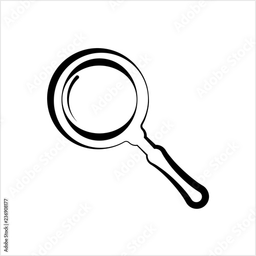 Magnifier Icon, Magnify Glass, Lens Icon