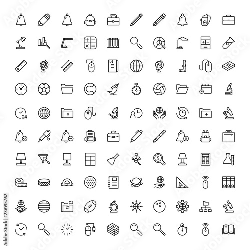 Flat icon set