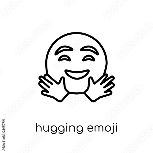 Hugging emoji icon from Emoji collection.