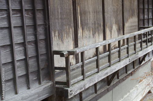 日本家屋の窓の手すり Stock Photo Adobe Stock