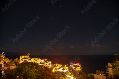 night landscape Mexico