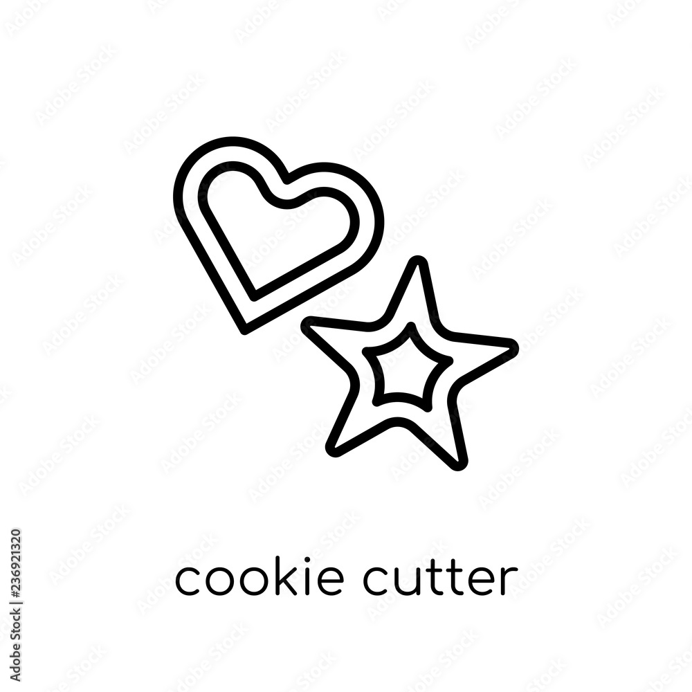 cookie cutter icon from Kitchen collection. Stock Vector | Adobe Stock