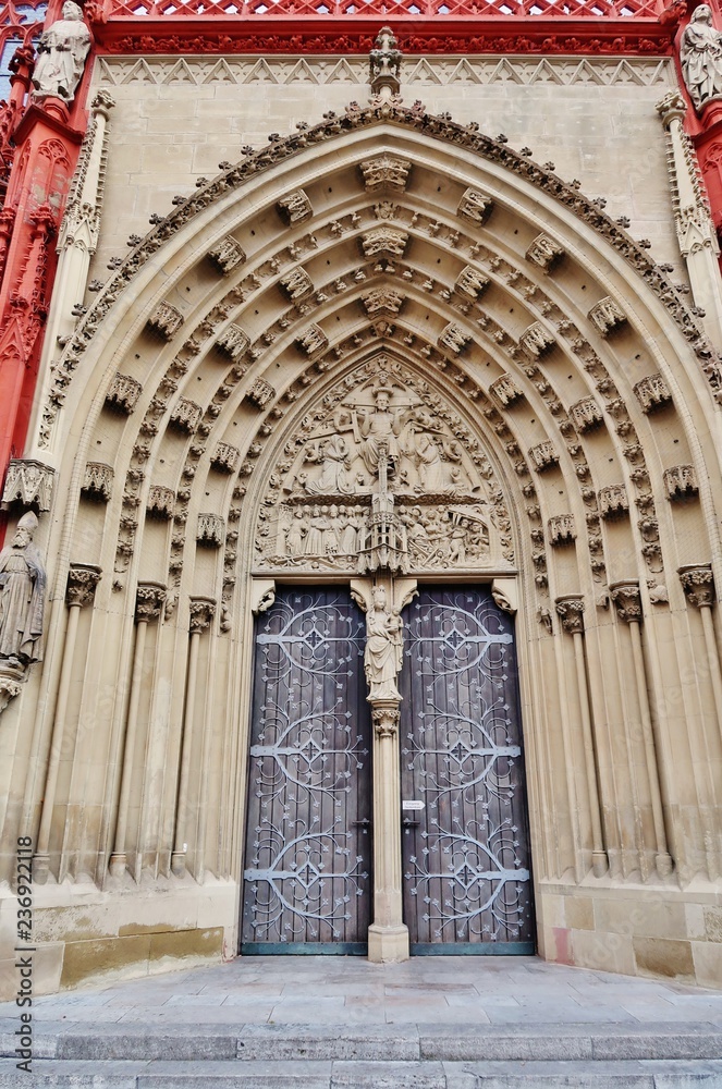 Würzburg, Marienkapelle, Westportal, Tympanon Würzburg, Marienkapelle, Westportal, Tympanon