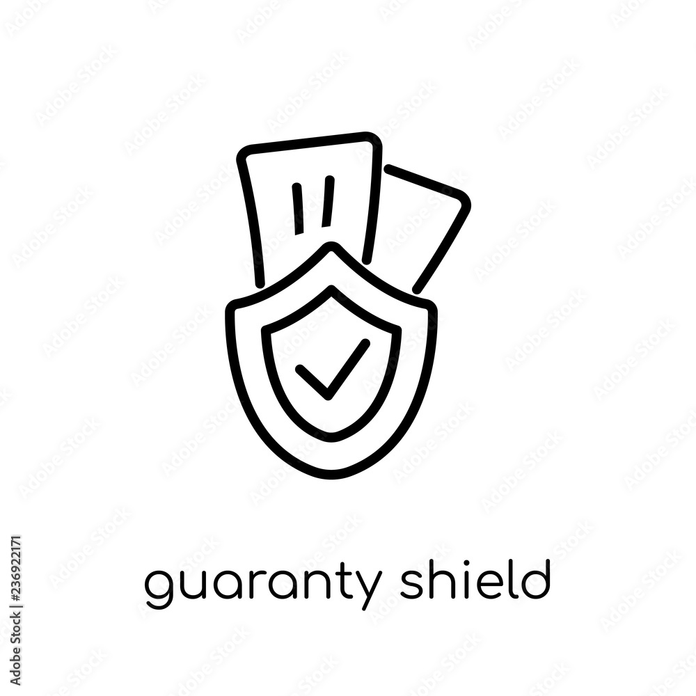 guaranty Shield icon from Ecommerce collection. guaranty Shield icon from Ecommerce collection.