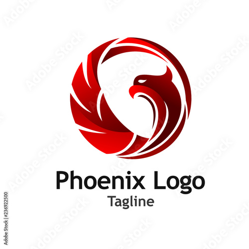 Creative Phoenix Logo Vector