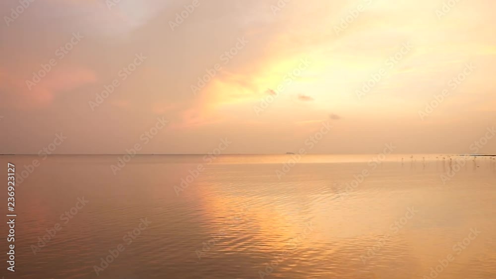 Sunset over the sea in the background orange sky and islands. Travel concept. slow motion. 1920x1080 Sunset over the sea in the background orange sky and islands. Travel concept. slow motion. 1920x1080