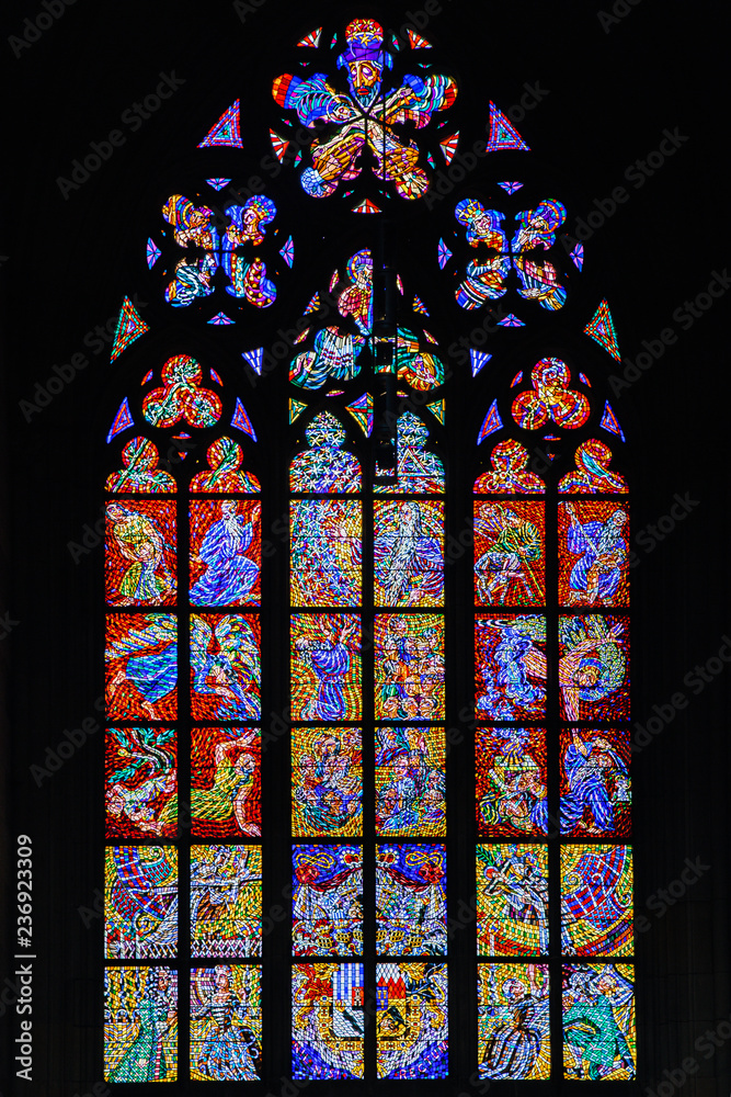 Church window in Prague