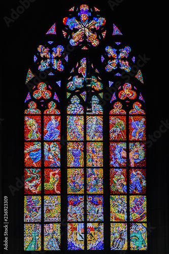 Church window in Prague
