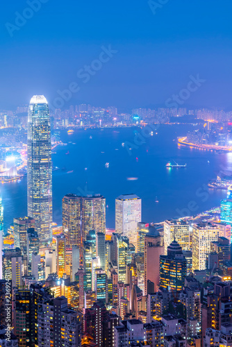 Hong Kong City Skyline and Architectural Landscape.. © 昊 周