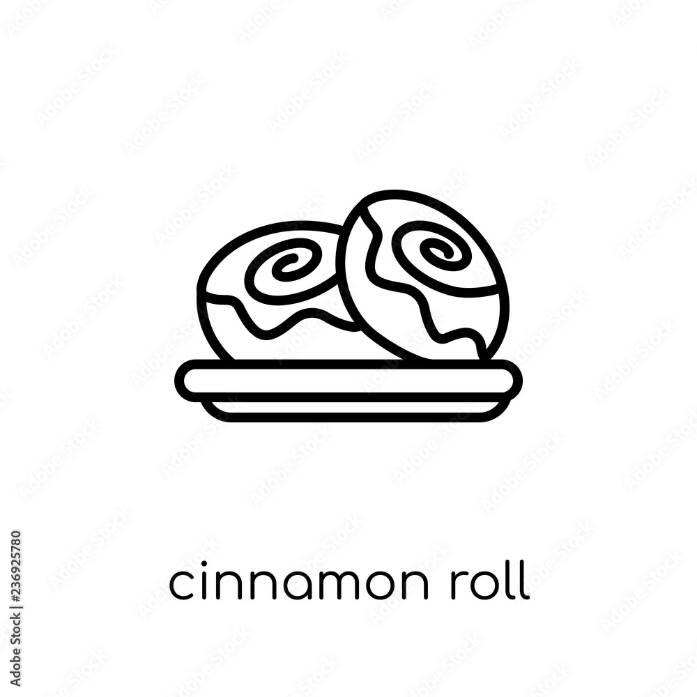 Cinnamon roll icon from Restaurant collection.