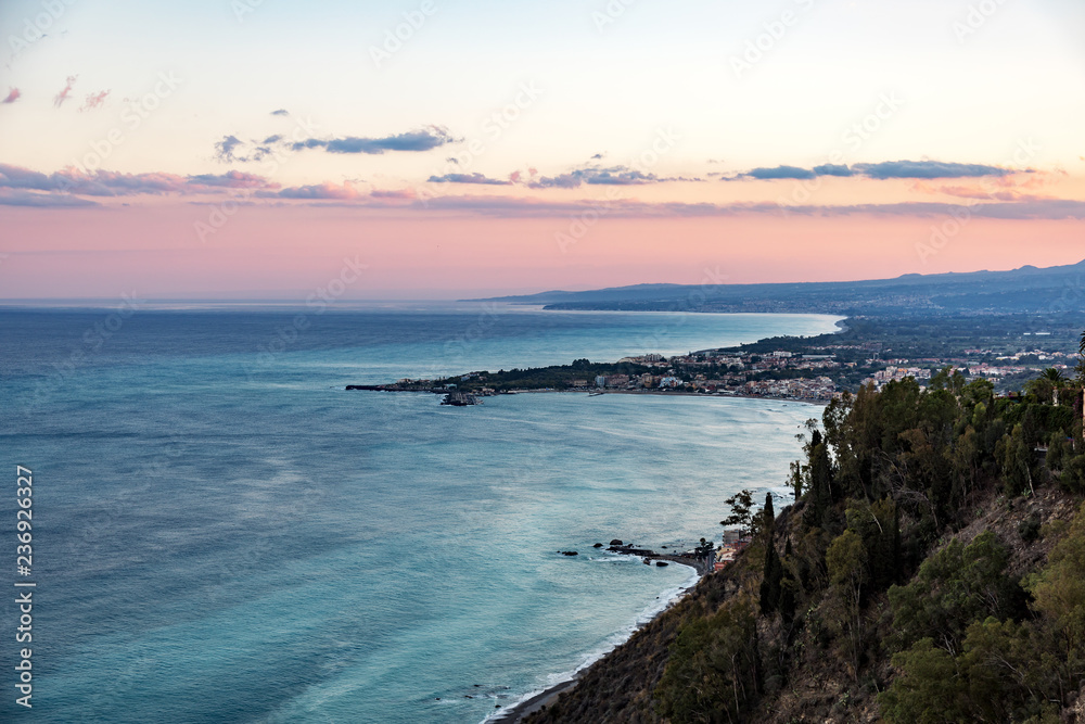 Sunset at Taormina Sicily
