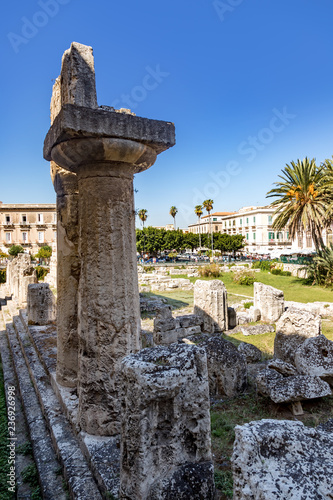 Ortigia Temple of Syracuse photo