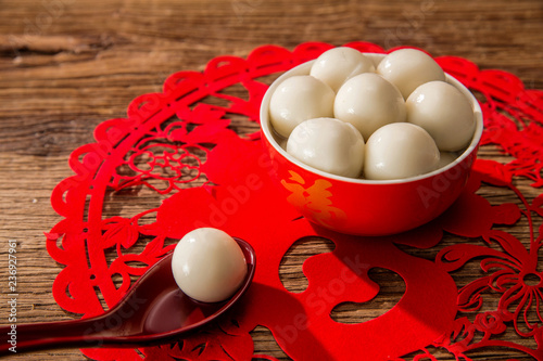 Glutinous Rice Ball for Lantern Festival photo