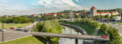 Kaunas city panorama