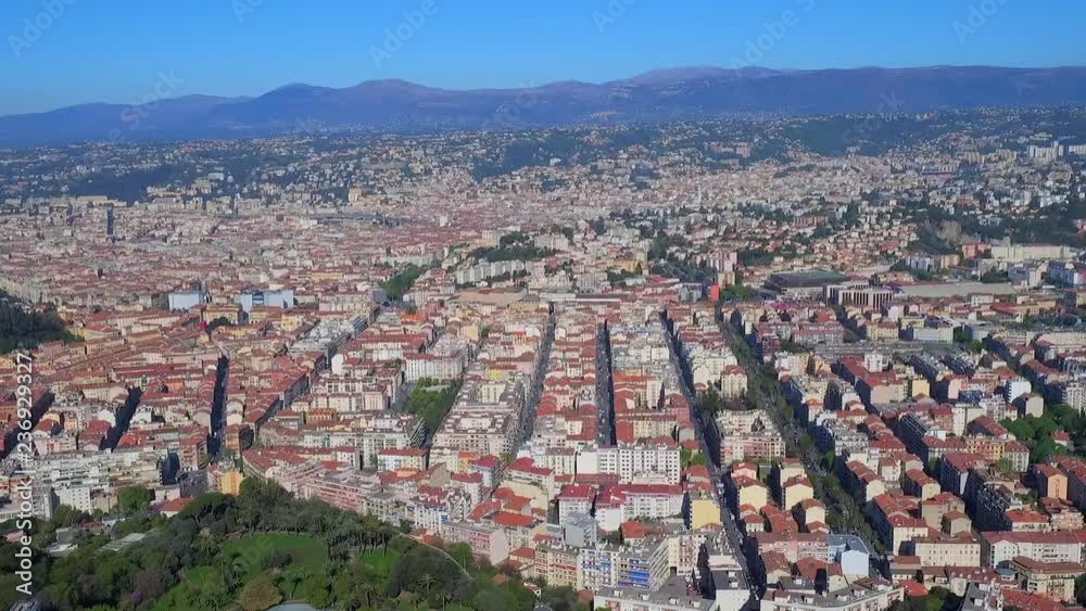 Aerial Pan: An Aerial Panorama of Eastern Nice and the Outlying Hills Aerial Pan: An Aerial Panorama of Eastern Nice and the Outlying Hills