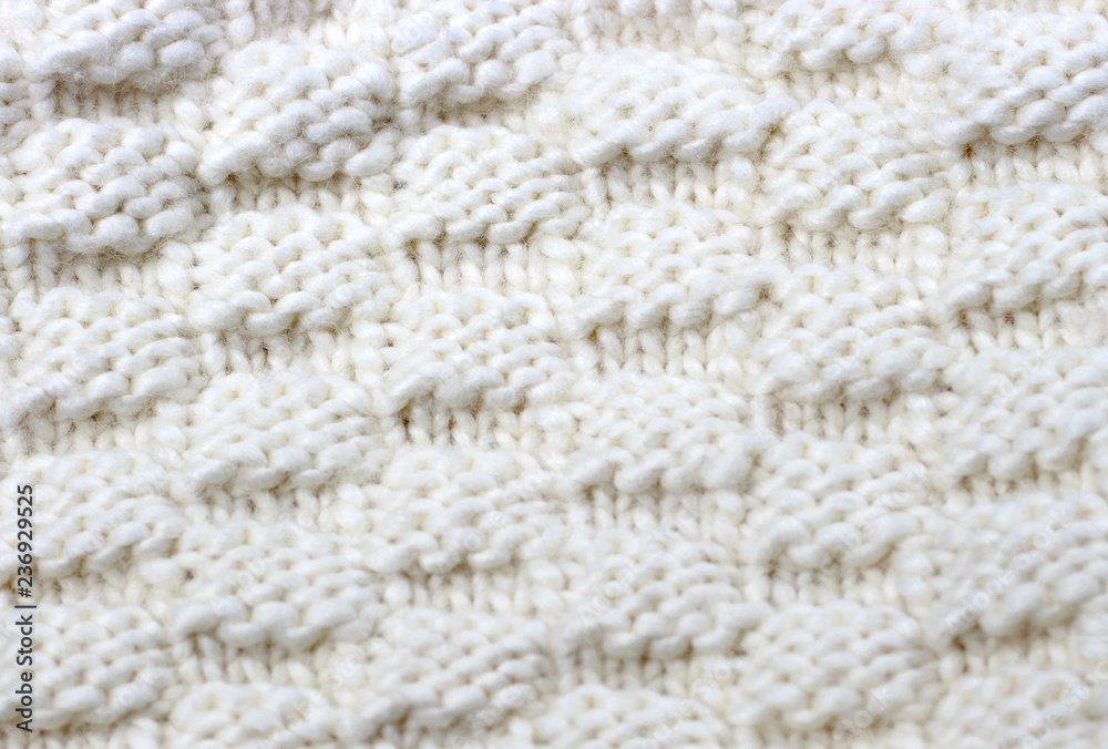 Knitted white surface texture, a winter background, a small pattern Knitted white surface texture, a winter background, a small pattern