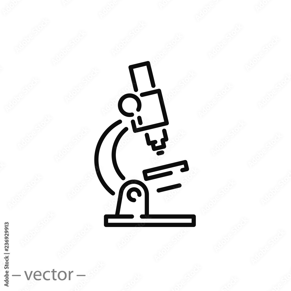 microscope icon vector microscope icon vector