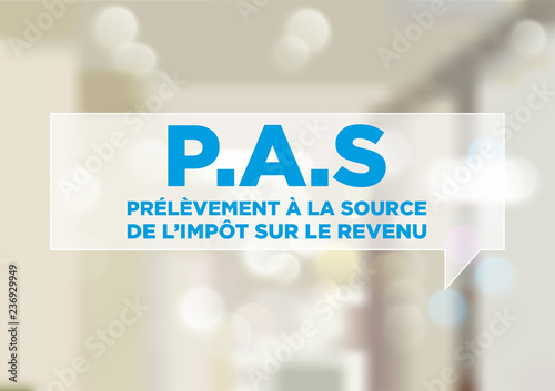 Impôts - Prélèvement à la source