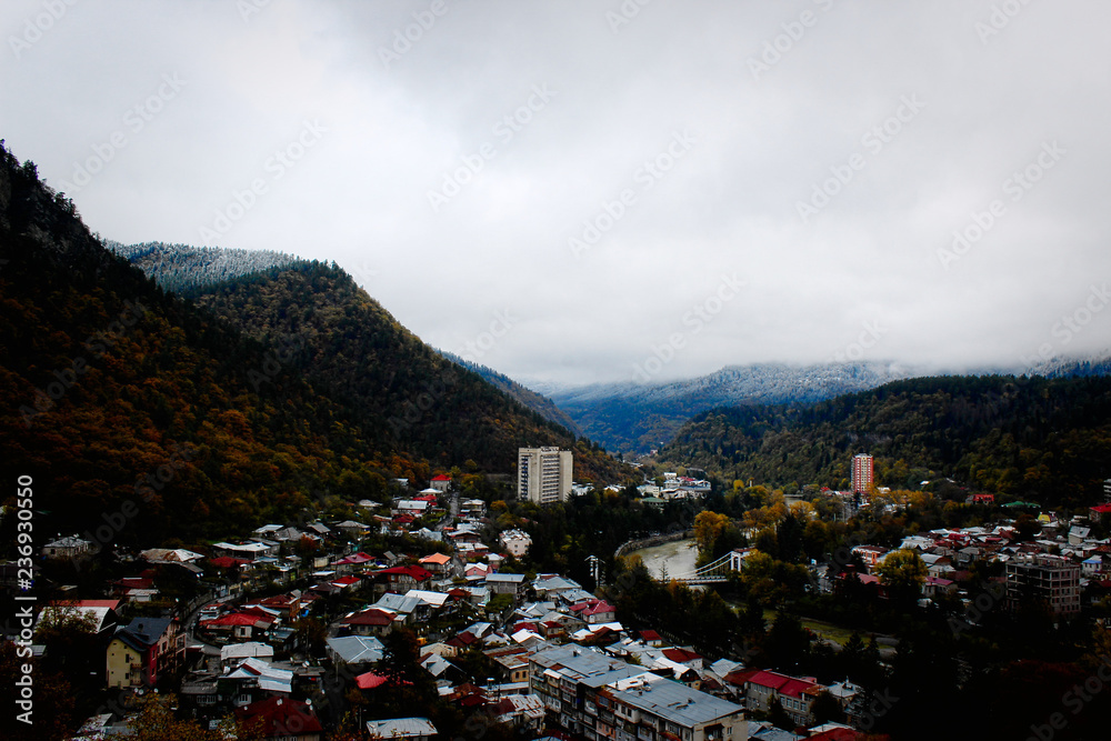 Borjomi is a resort town in south-central GeorgiaIt is one of the districts of the Samtskhe-Javakheti region and is situated in the northwestern 
