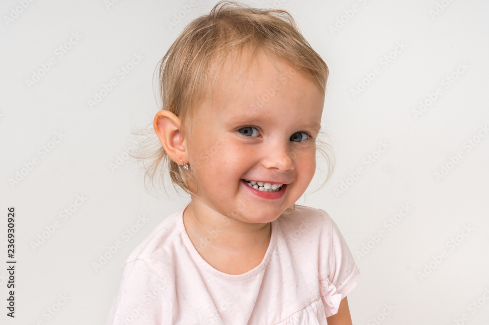 Beautiful smiling baby on isolated background Beautiful smiling baby on isolated background