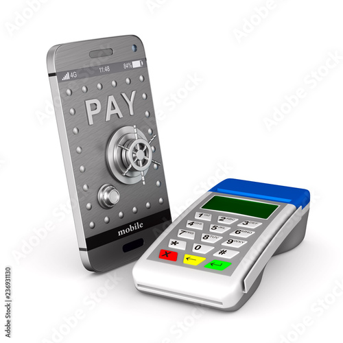payment terminal and phone ...