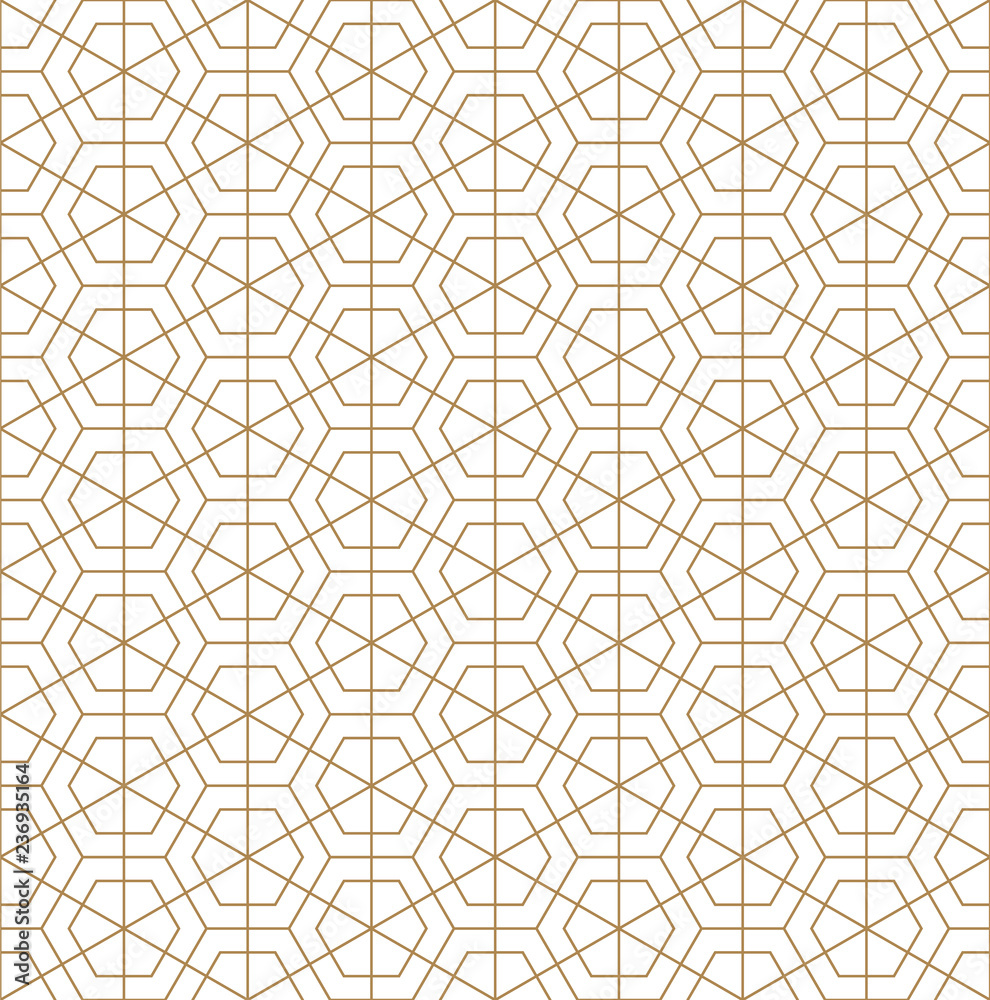 Seamless abstract pattern based on japanese ornament Kumiko with fine lines. Seamless abstract pattern based on japanese ornament Kumiko with fine lines.