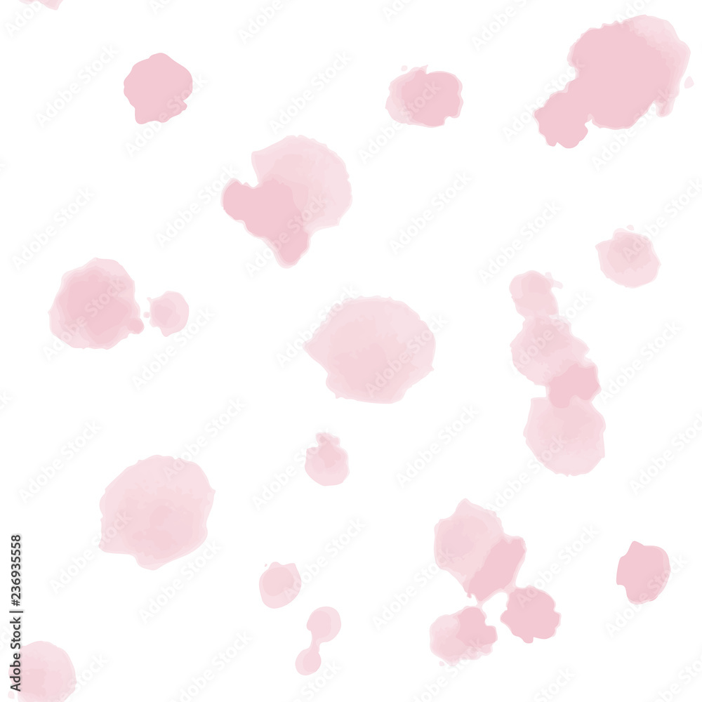 Fototapeta premium Abstract watercolor seamless pattern. Hand painted vector texture.