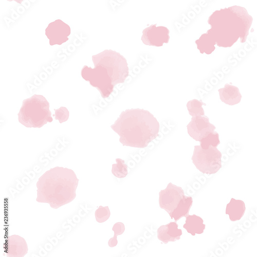 Abstract watercolor seamless pattern. Hand painted vector texture.