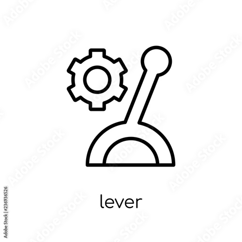 Lever icon from collection.