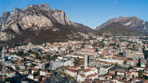 City of Lecco, aerial photo
