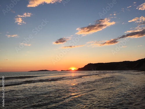 Abendrot, Meer