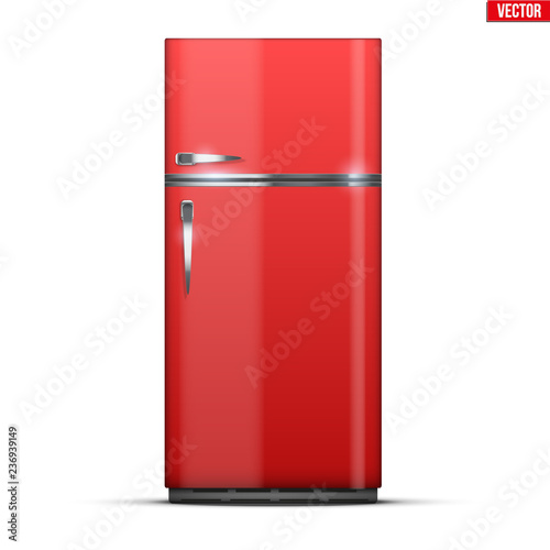 Modern Fridge Freezer refrigerator.