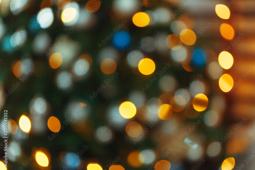 Fototapeta premium Christmas Lights Bokeh