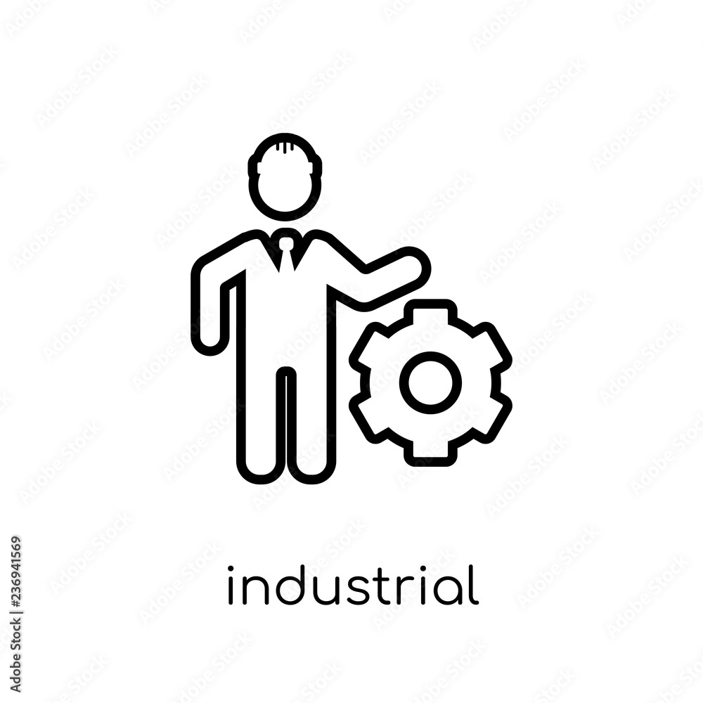 industrial Engineer icon from Industry collection. industrial Engineer icon from Industry collection.