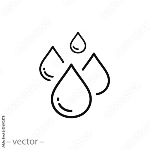 drops icon vector