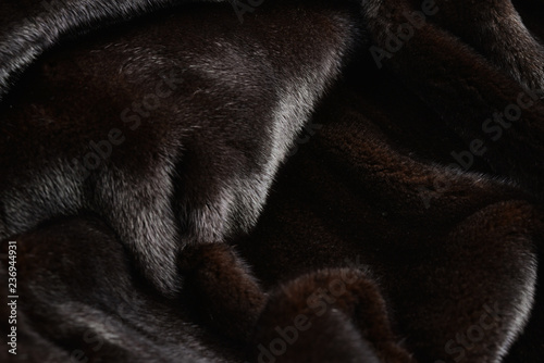 Mink brown fur texture.