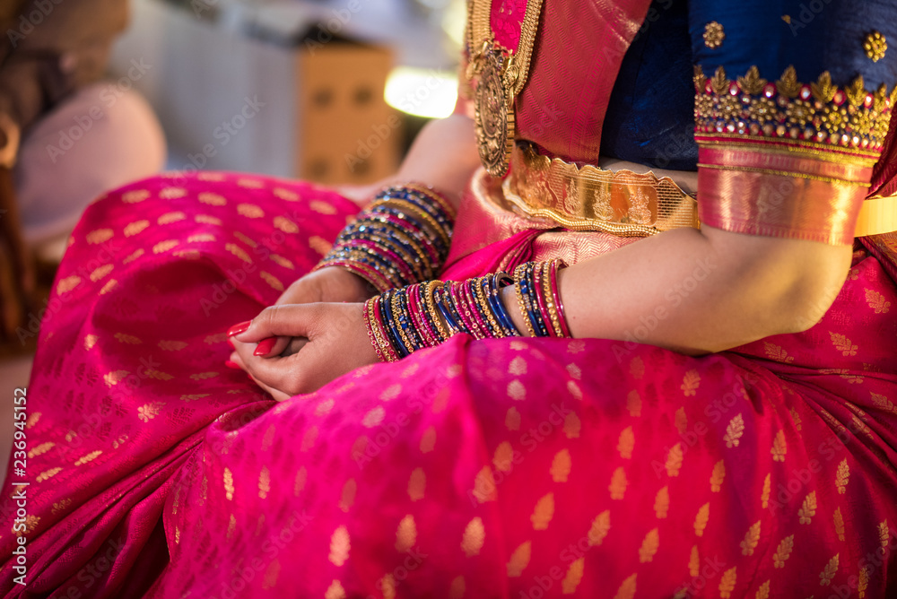 New Collection - Wedding silk sarees in Blue - Designerkloth