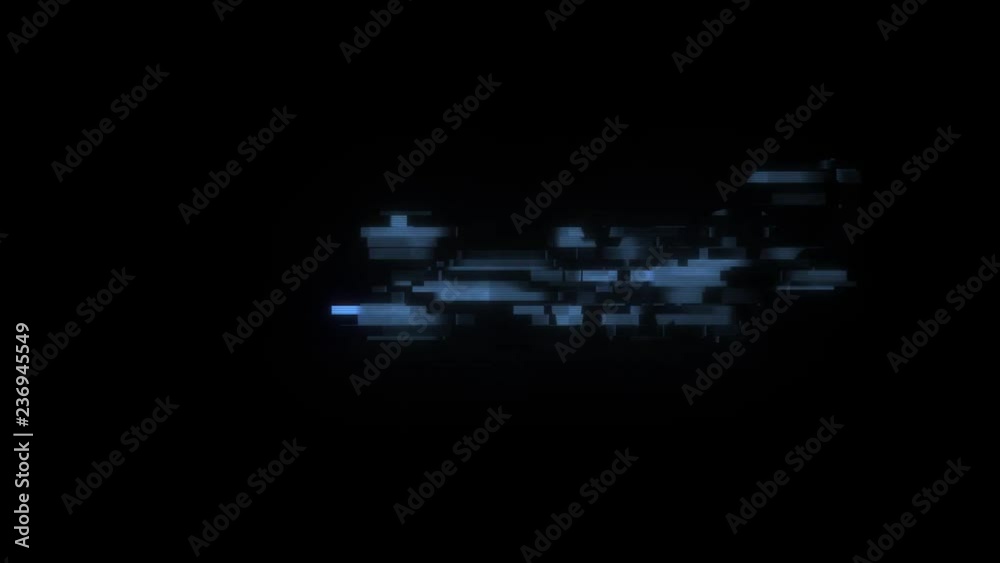 HUD screen cool glitch EMC2 text animation background logo seamless loop New quality universal technology motion dynamic animated background colorful joyful video