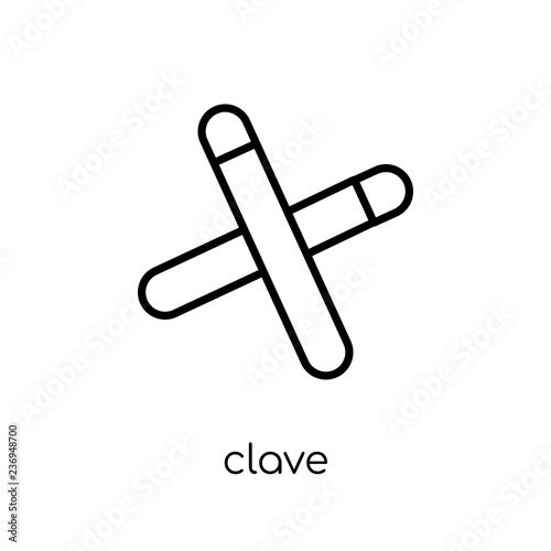 Clave icon from Music collection.