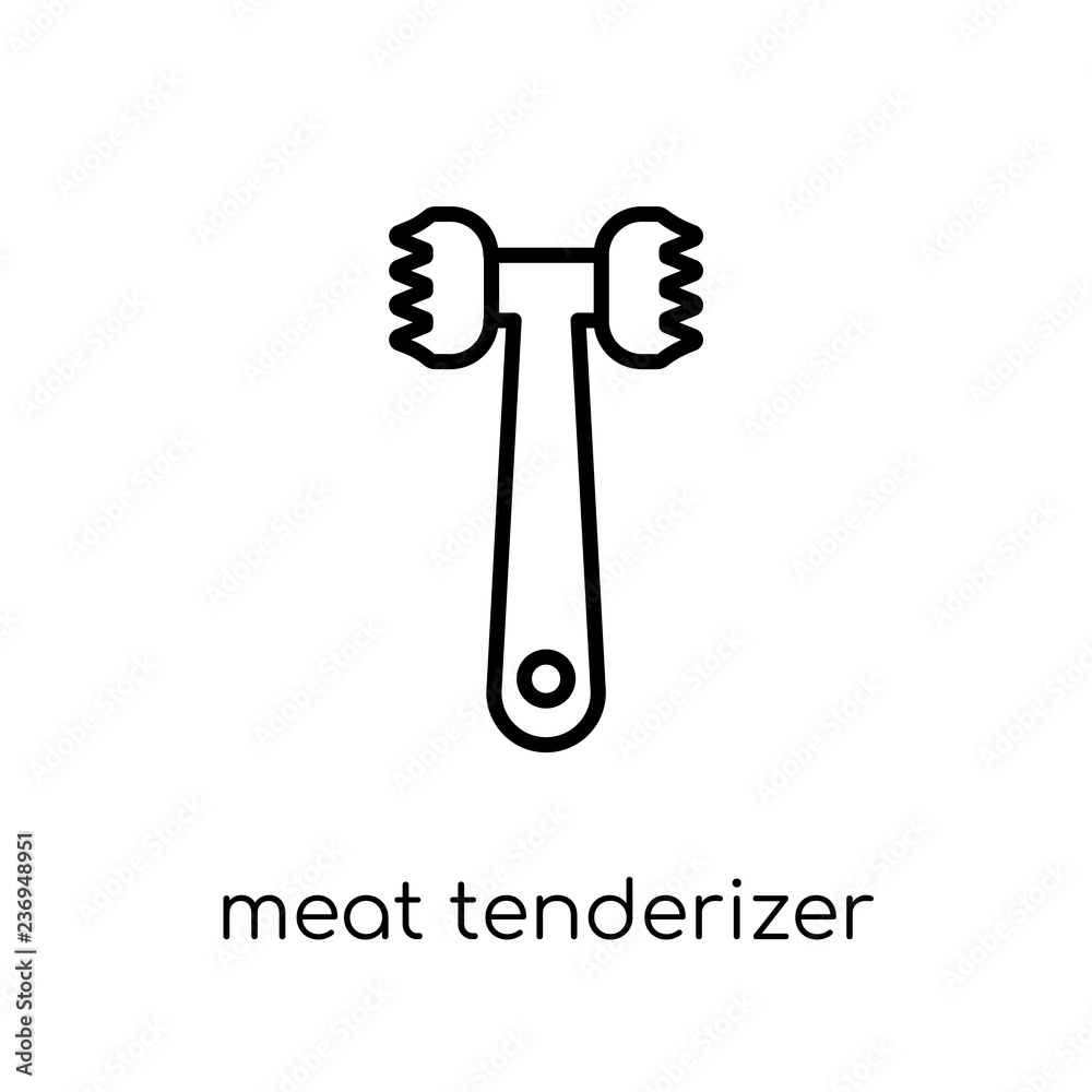 meat tenderizer icon from Kitchen collection. meat tenderizer icon from Kitchen collection.