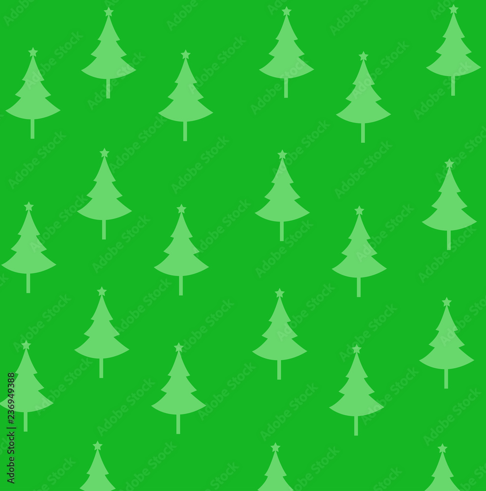 Obraz premium Abstract christmas trees vector illustration with colored background